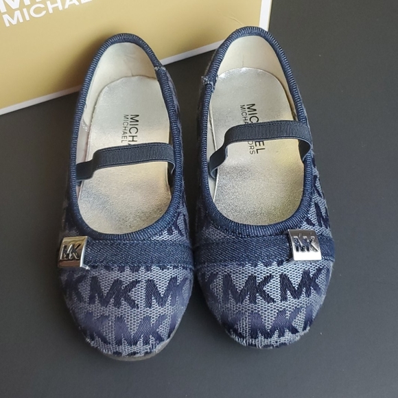 Michael Kors Other - Michael Kors Singature MK Denim Ballet Flats